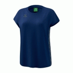 T-SHIRT FEMME - ERIMA - ESSENTIAL TEAM NAVY/GREY