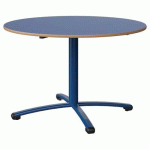 TABLE MALIBU Ø 120 T6 PC STRA ALAISÉ BLEU U525/BLEU 5005 - MANUTAN EXPERT