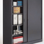 ARMOIRE JUMBO PORTES COULISSANTES ANTHRACITE