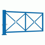 BARRIÈRE TOURNANTE DÉCORATIVE 2.01 M - BLEU 5010 - PROCITY