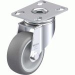 BLICKLE - ROULETTE PIVOTANTE Ø 80MM BANDAGE CAOUTCHOUC TPE 100KG - LKPA-TPA 80G