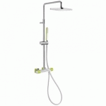 ENSEMBLE DOUCHE THERMOSTATIQUE - TRES 20019501VE VERT