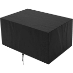 HOUSSE SALON DE JARDIN 600D OXFORD TISSU HOUSSE DE PROTECTION POUR MOBILIER PROTECTION CONTRE LA PLUIE ET LA POUSSIÈRE,ANTI-UV GROOFOO (150X150X75CM