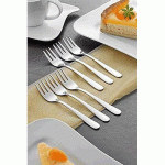 LOT DE 2 - FOURCHETTE À GATEAU 'SYLVIA', KIT DE 12, EN ACIER