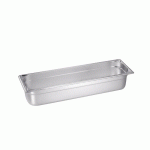 BAC GN BLANCO EN ACIER INOXYDABLE GN 2/4-100 - 100 MM, CAPACITÉ : 6 LITRES