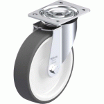 BLICKLE - ROULETTE PIVOTANTE Ø 200MM BANDAGE POLYURÉTHANE TPU 400KG - L-POTH 200R