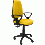 CHAISE ELCHE S BRAS FIXE - ROUE NYLON - JAUNE - PIQUERAS Y CRESPO