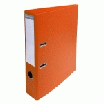 CLASSEUR À LEVIER PVC A4 DOS DE 70MM. - ORANGE - LOT DE 10