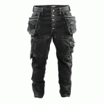 PANTALON DE TRAVAIL X1900 ARTISAN CORDURA® DENIM STRETCH TAILLE 52L - BLAKLADER