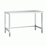 TABLE DE TRAVAIL EN INOX BASIC 12X6