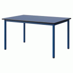 TABLE MALIBU 120X80 T4 4P STR ANTIB BLEU U525/NOIR BLEU 5005