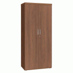 ARMOIRE HAUTE BOIS H 183 X L 80 CM SHINY NOYER