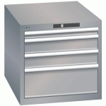 ARMOIRE GRIS PIGEON 564X725X533 AVEC 4 TIR. 75KG - LISTA