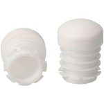 EMBOUT RENTRANT BLANC CIRCULAIRE Ø22MM
