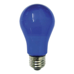 DURALAMP - LED 6W LAMPE À GOUTTE BLEUE E27 LA55B