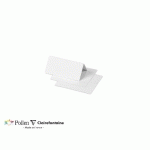 PAQUET DE 25 MARQUE-PLACES POLLEN 85X80MM 210G/M² - BLANC - LOT DE 3