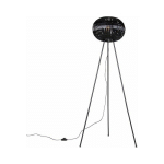 QAZQA - ZOE - LAMPADAIRE - 1 LUMIÈRE - H 137 CM - NOIR - MODERNE - ÉCLAIRAGE INTÉRIEUR - SALON I CHAMBRE I CUISINE I SALLE À MANGER - NOIR