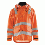 VESTE DE PLUIE HAUTE VISIBILITÉ NIVEAU 3 ORANGE TAILLE M - MANUTAN COLLECTIVITÉS