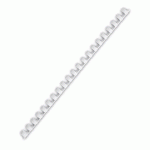 BAGUETTE RELIURE ANNEAUX PLASTIQUE 12 MM PAVO BLANCHE - BOÎTE DE 100
