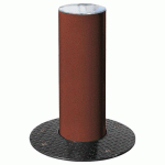 BORNE RÉTRACTABLE Ø 22 CM INOX BROSSÉ - ASPECT CORTEN - PROCITY