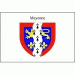 DRAPEAU MAYENNE : DIMENSIONS - 100 X 150 CM