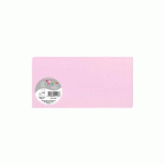 LOT DE 3 - PAQUET DE 25 CARTES SIMPLES POLLEN 106X213MM 210G/M² - ROSE DRAGÉE