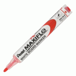 MARQUEUR EFFAÇABLE PENTEL MAXIFLO POINTE OGIVE 4 MM ROUGE