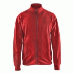 SWEAT ZIPPÉ ROUGE TAILLE XL - BLAKLADER