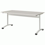 TABLE MALIBU 160X80 T5 DL STRA ABS BLC SEL W911/BLC 9016