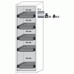 ARMOIRE SÉCURITÉ S-CLASSIC-90 S90.196.060.WDASR GRIS CLAIR