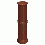 BORNE AGORA Ø 16 CM - ZINC ASPECT CORTEN - PROCITY