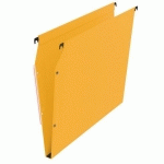 LOT DE 25 - DOSSIER SUSPENDU POUR ARMOIRES KRAFT STANDARD BRUNEAU FOND 15 MM JAUNE