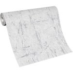 PAPIER PEINT TROMPE L'OEIL GRIS ET BLANC PAPIER PEINT INTISSÉ GRIS TAPISSERIE IMITATION BÉTON GRIS POUR SALON, CUISINE & PLUS - BRICOFLOR