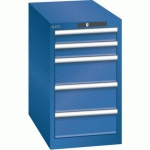 ARMOIRE BLEU GENT. 411X725X700 AVEC 5 TIR. 75KG _ 78.449.090 - LISTA