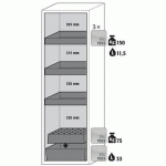 ARMOIRE SÉCURITÉ S-CLASSIC-90 S90.196.060 JAUNE