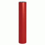 BORNE ANTI-BÉLIER Ø 22 CM COUVERCLE INOX ZINC ROUGE 3004 - PROCITY