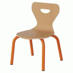 CHAISE MALIBU 4P - T1 - COQUE HÊTRE / ALU ORANG 1028 - MANUTAN EXPERT