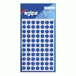 PASTILLE ADHÉSIVE Ø 8 MM AGIPA 111832 BLEUE - BOÎTE DE 462