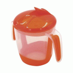 TASSES À ANSES ET BEC REPLIABLE 22 CL - POLYP. ORANGE - PLASTOREX