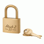 CADENAS À CLÉ LAITON AVEC ANSE LAITON - MACH.2 - POUR L