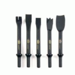 ENSEMBLE DE 5 BURINS RONDS 10,2 MM - QUALITÉ STANDARD