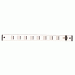 GRILLE GLISSIÈRE 375X22MM BLANC - RENSON - 11945