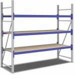 KIT RAYONNAGE DÉPART 2000X2200X800 MM 3 NIVEAUX 1650 KG - BITO