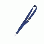 LACETS TEXTILE BLEU DURABLE POUR BADGES - BOÎTE DE 10