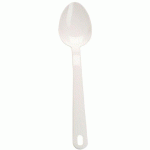 LOT DE 2 - CUILLÈRE EXOGLASS PLEINE 34 CM BLANC