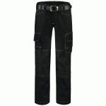 PANTALON DE TRAVAIL DE TRAVAIL CORDURA TOILE 502009 BLACK 64 - TRICORP WORKWEAR
