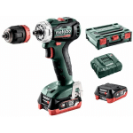 POWERMAXX BS 12 BL Q 12V 2X4.0AH LIHD QUICK SYSTEM BRUSHLESS DRILL DRIVER IN CASE - METABO