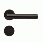 POIGNÉES DE PORTE SUR ROSACES AFFLEURANTES EPL 45 MADEIRA - NOIR BRONZE - À CONDAMNATION KARCHER DESIGN