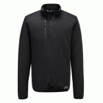 PORTWEST KX376 SWEATSHIRT TEXTURÉ 1/4 ZIP KX3 NOIR - TAILLE XL