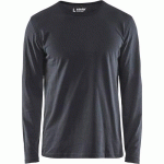 T-SHIRT MANCHES LONGUES GRIS FONCÉ TAILLE L - 350010429800L - BLAKLADER